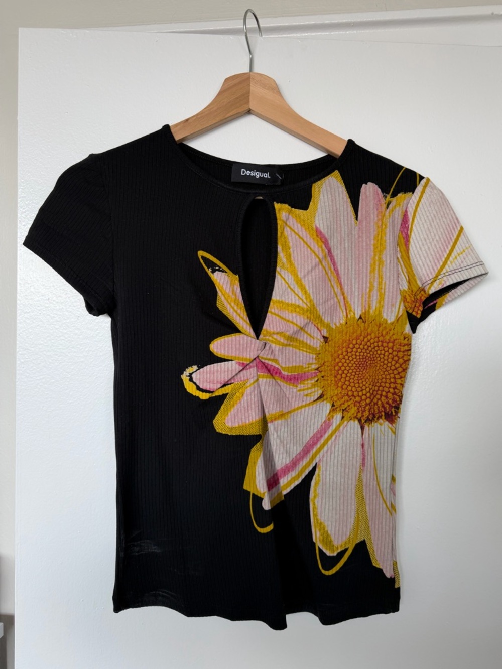 Desigual Keyhole Flower Tee!